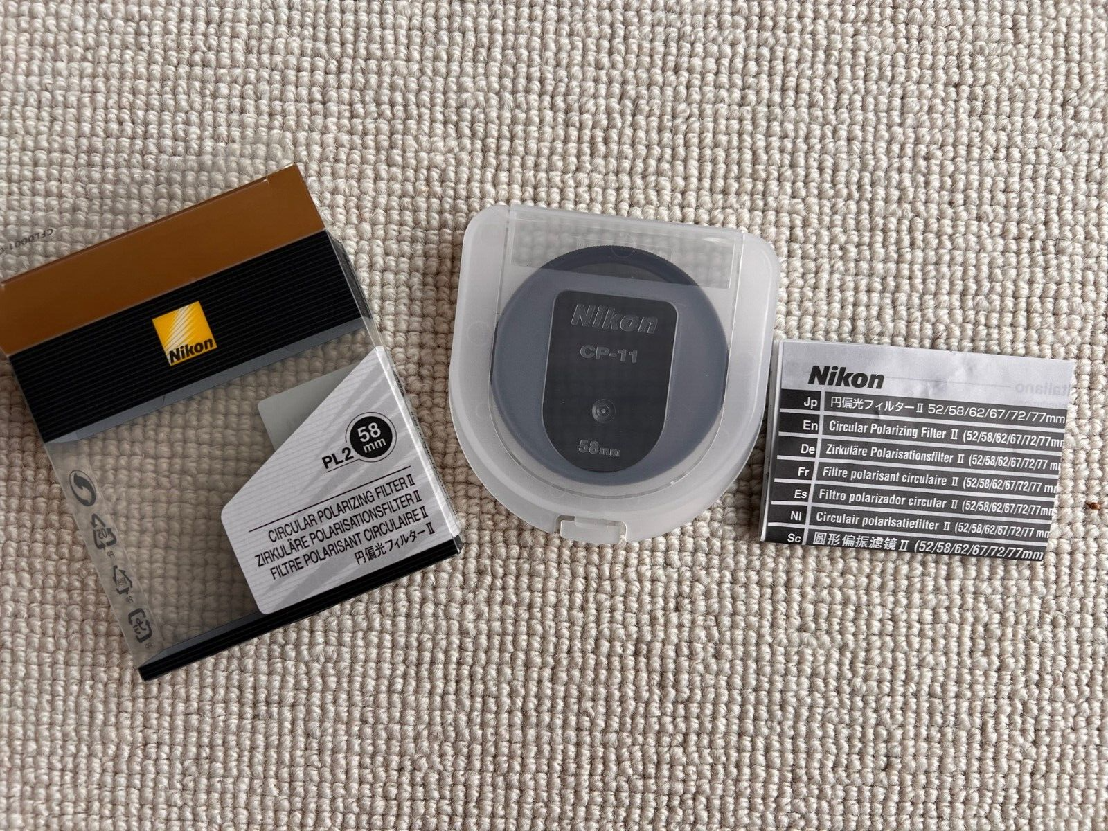 Nikon Cirkular polarisationsfilter 並行輸入品 Nikon Insert Circular Pol Filter C-PL460