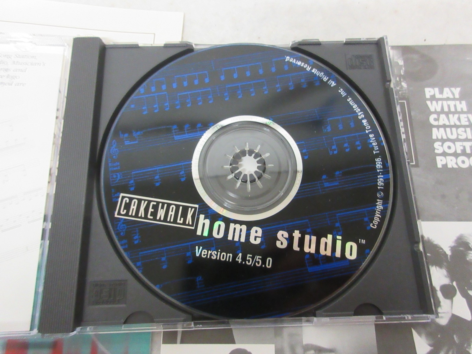 Cakewalk Home studio Verion 3.0 big box Twelve tone systems Vintage