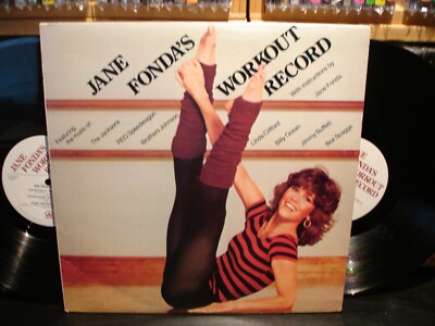 Jane Fonda's Workout Record - 1981 Columbia CX2 38054 Double Vinyl LP VG+