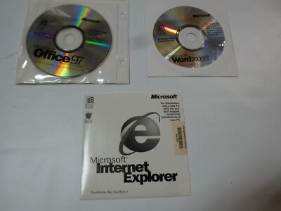 Microsoft Office 97 Word 2000 Internet Explorer CD-ROM