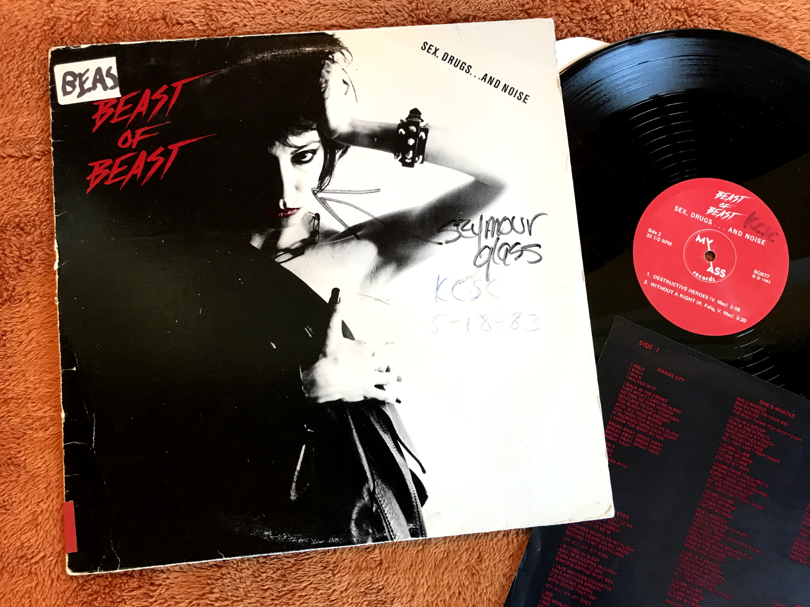 Beast of Beast lp sex, drugs and noise goth punk x Berlin