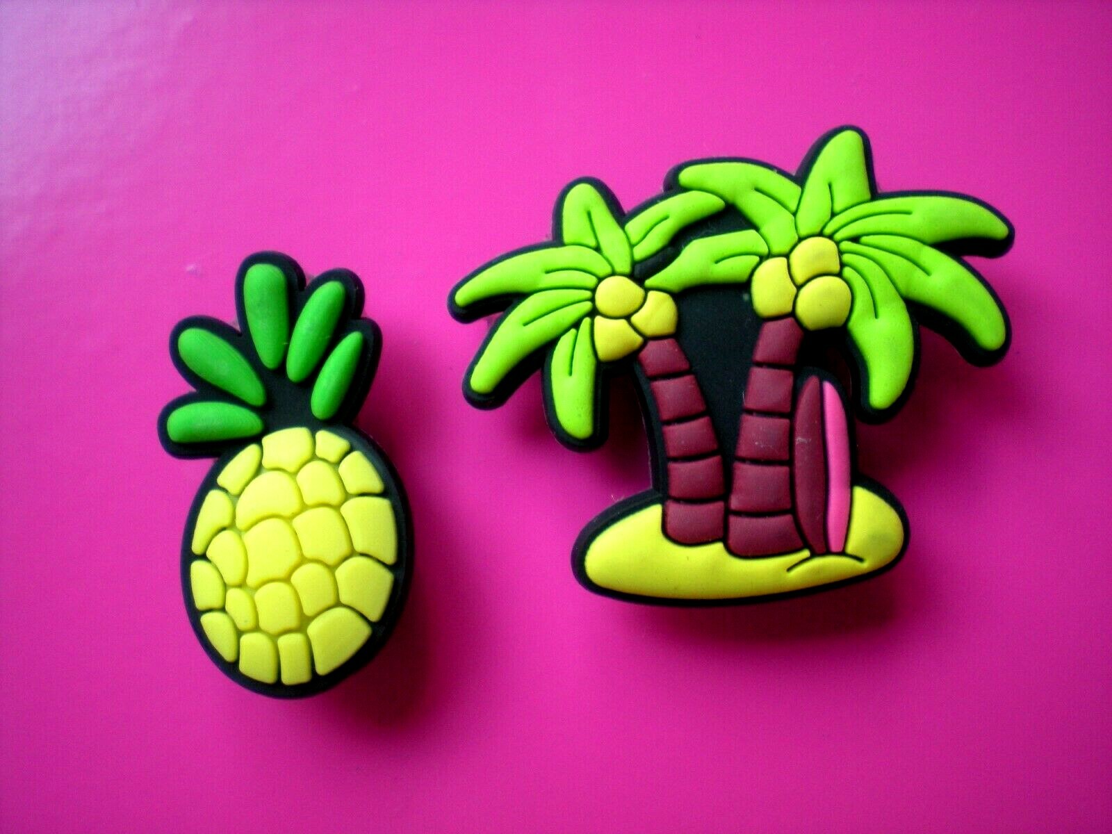 pineapple croc charms