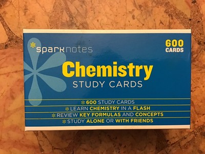 Sparknotes Chemistry Study Cards