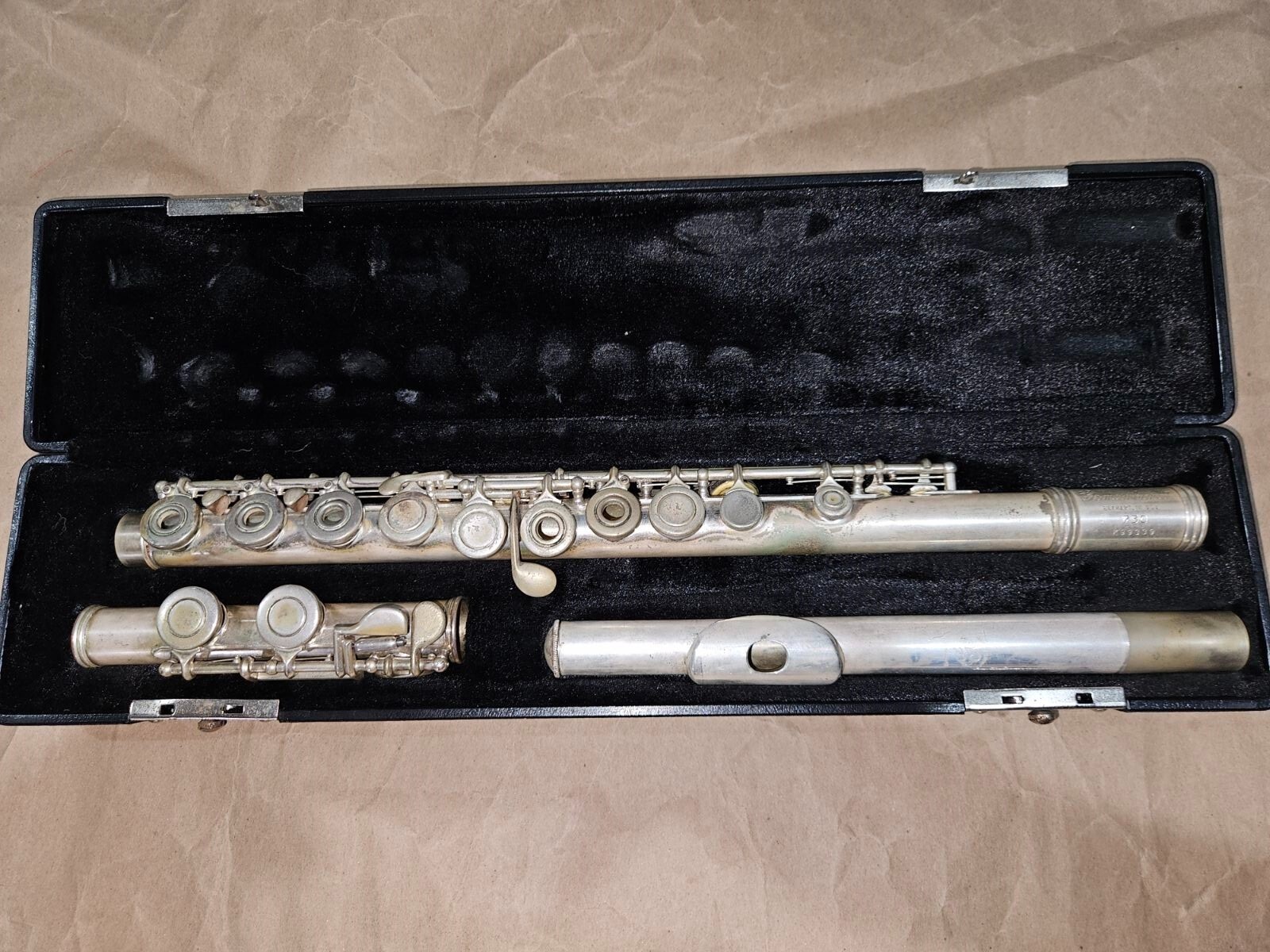 Gemeinhardt Model 730 Open-Hole Flute with Case, USA, in
