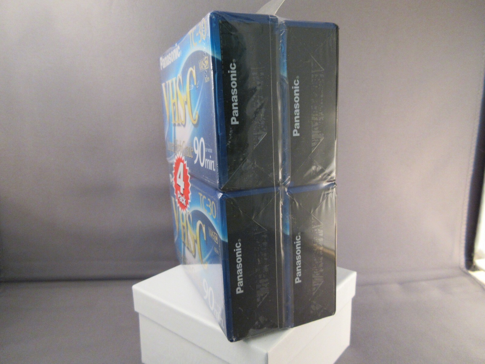 Panasonic VHS-C 90 Min Tape TC-30 Super High Grade Cassette New Camcorder 4PK