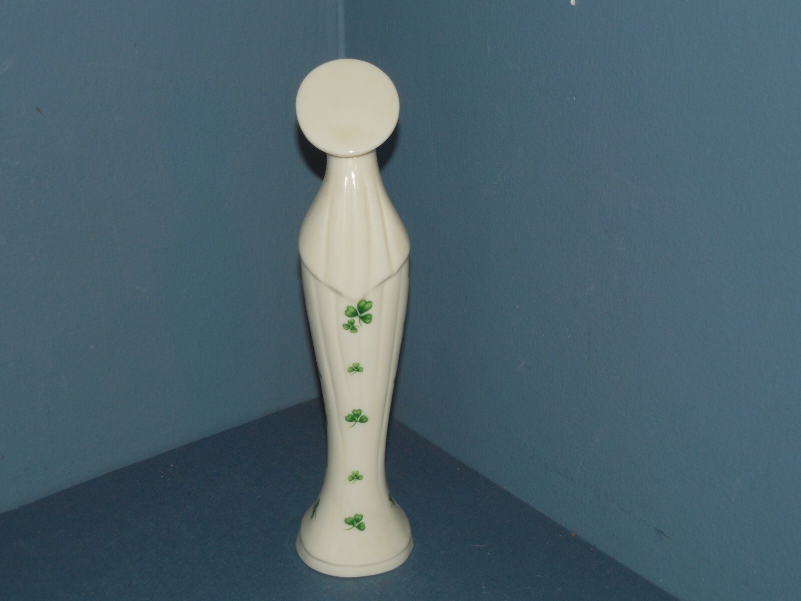 Lefton China Hand Painted Madonna with Shamrocks Figurine
