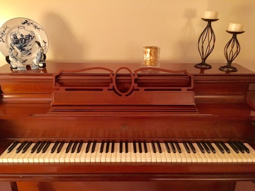 Story & Clark Piano With Original Bench, Original Finish, U move and load, EUC
