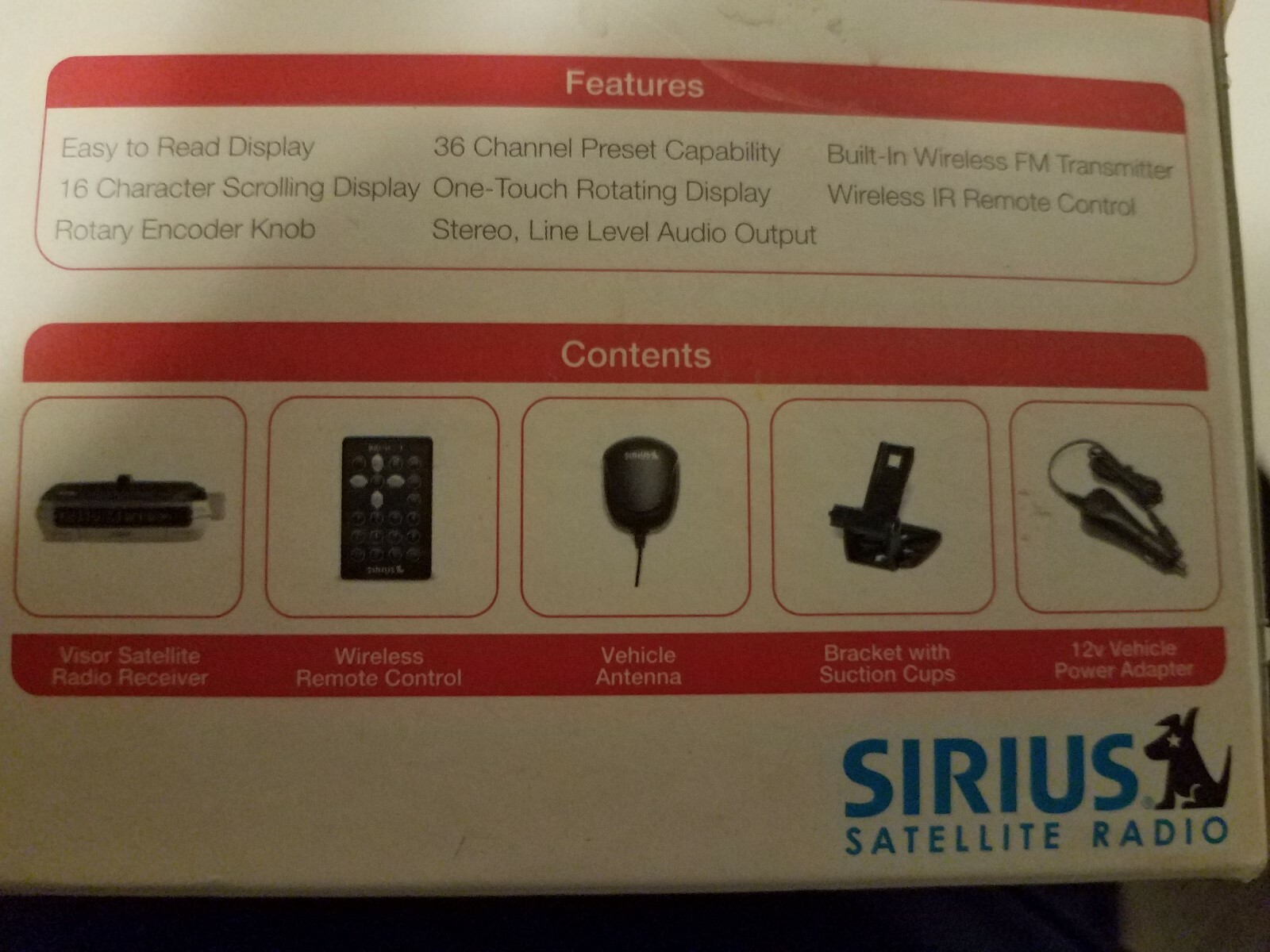 (NEW) XACT XTR3CK Sirius Satellite Radio Receiver With Vehicle Car Kit VISOR