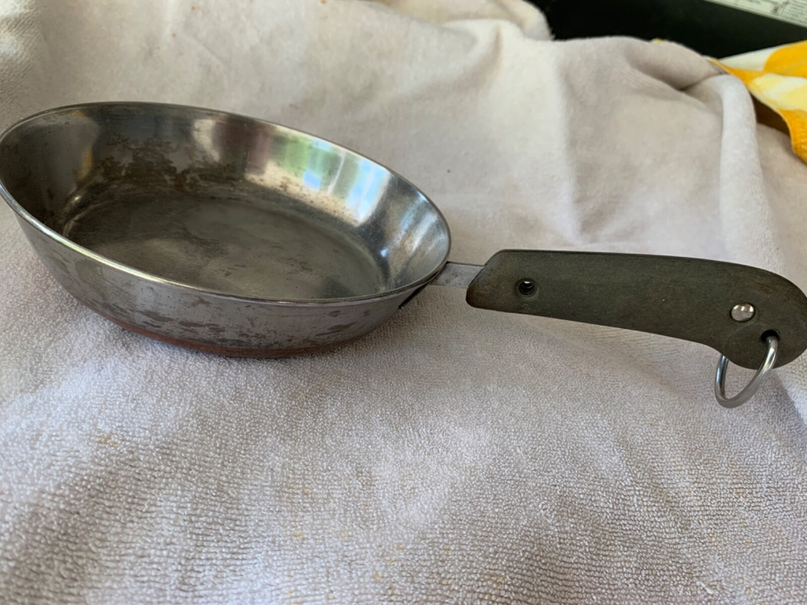 レシラム　BWR美品 Revere Ware 6” Skillet Stainless Steel Copper Clad 1801