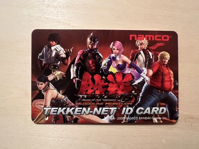Rare Tekken 6 BR Arcade IC Card (2008)  FGC /  T8 / Mishima / 鉄拳