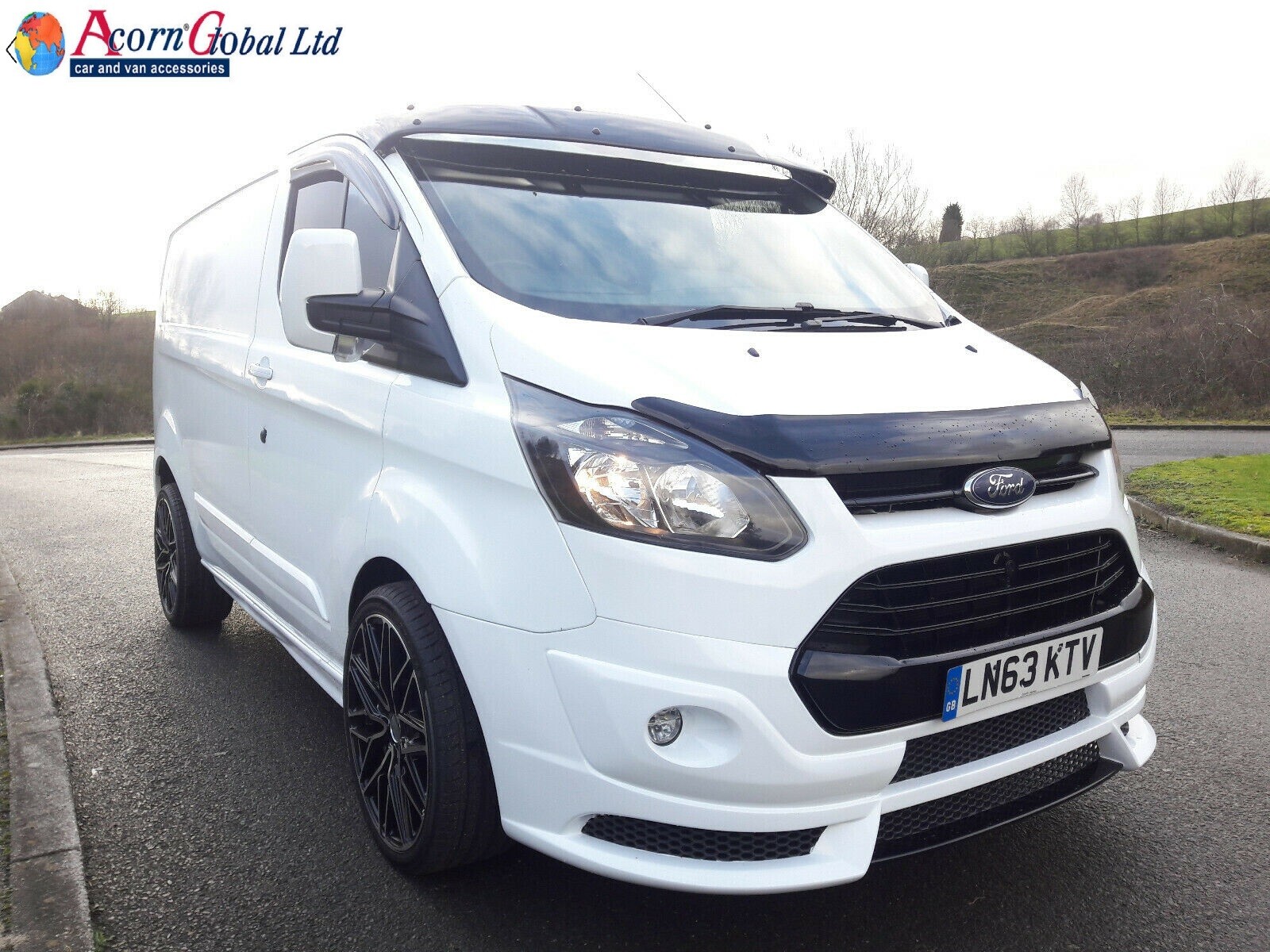Sun Visor Solid Black Acrylic 2013 2021 FORD Transit CUSTOM eBay