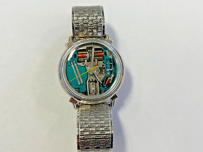 Vintage Bulova Accutron 214 Spaceview Watch mens - For Parts or Repair