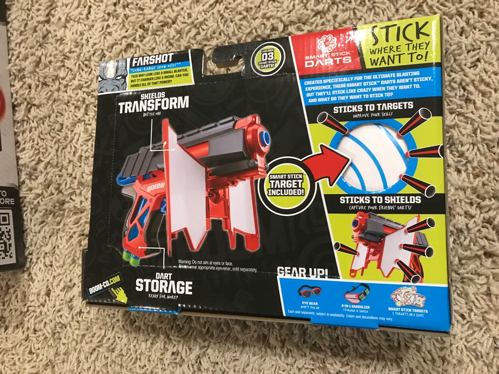 Lot of Toys Skyline Hovertech Battle FX 3.0 Drone Game & Boomco Farshot Blaster