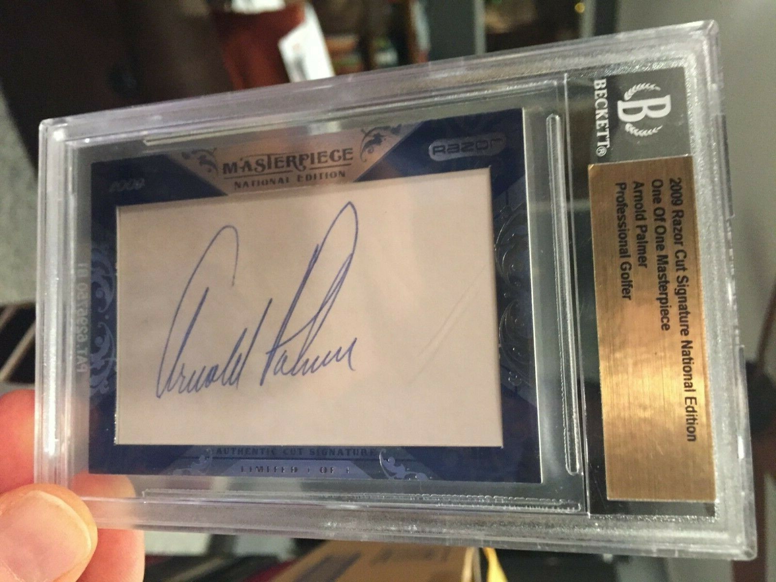 CAROL BURNETT 2009 Razor 1 of 1 cut signature