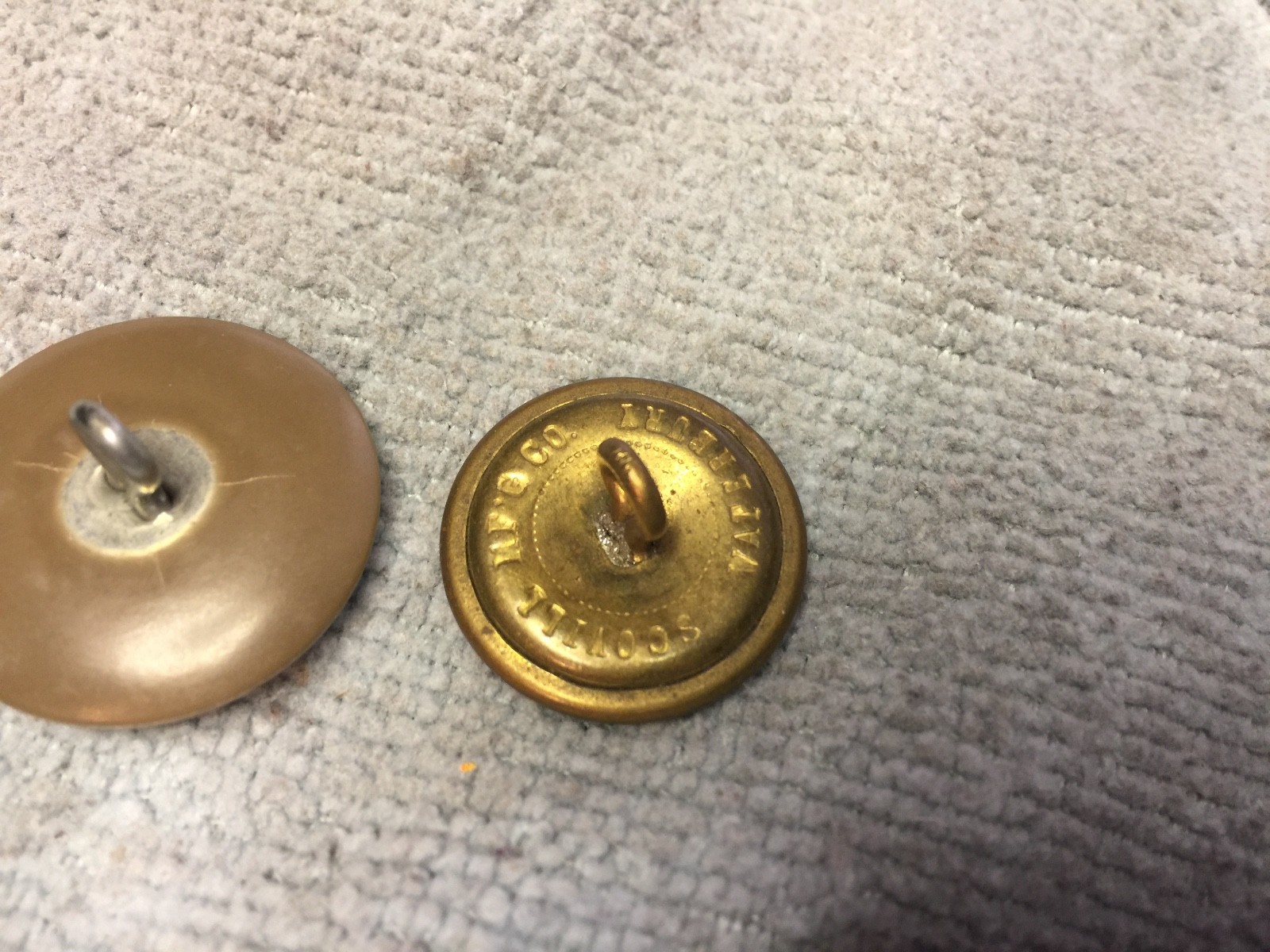4 Vintage American Eagle Military Metal Button Mixed Lot
