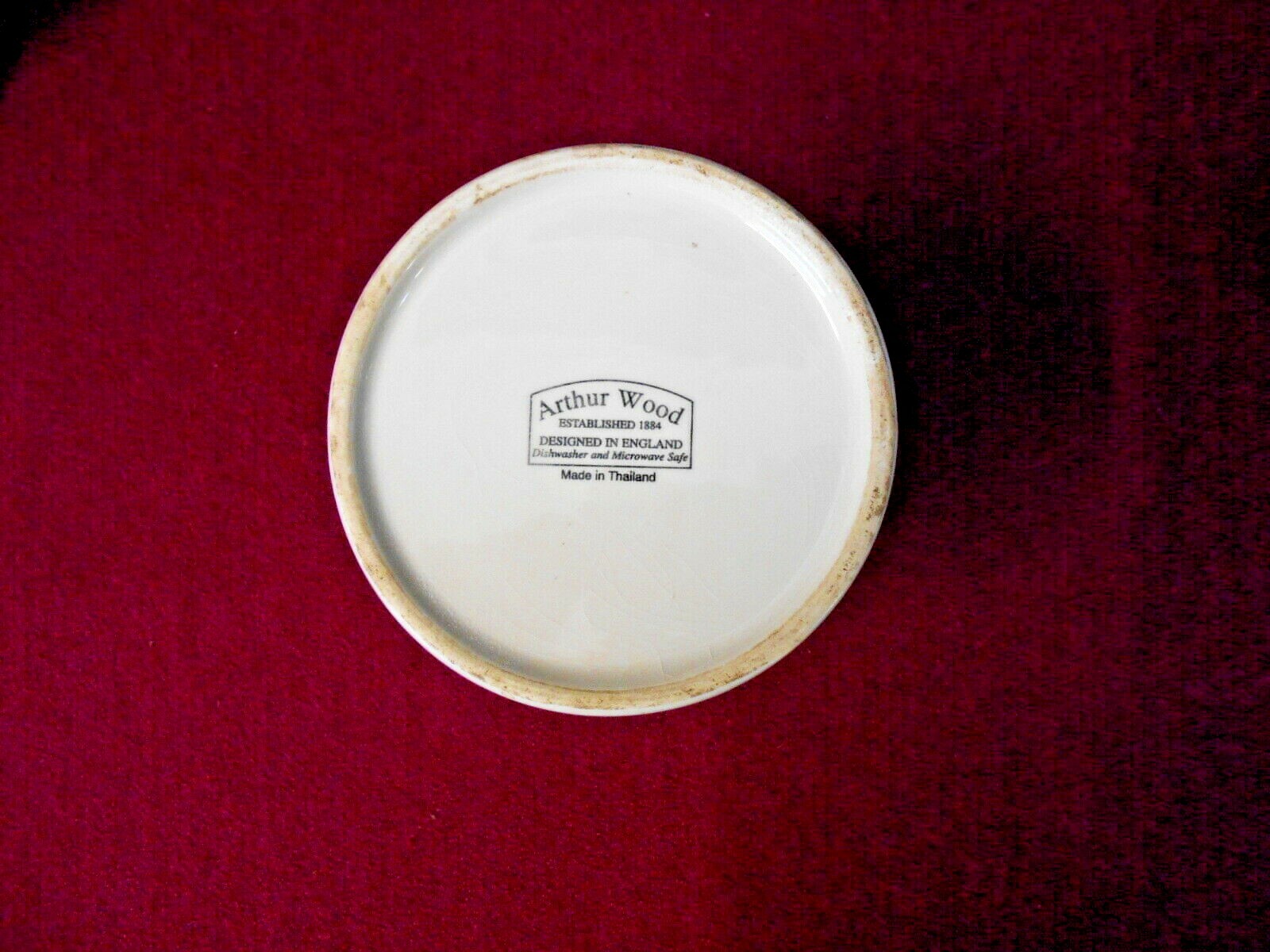 ARTHUR WOOD UTENSILS CROCK 5 1/2