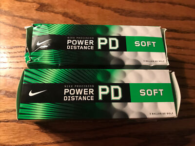 Nike Precision Power Distance PD Soft Golf Balls **NEW** (Pack Of 6)