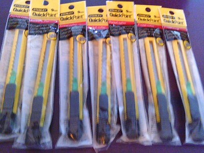 EIGHT !! Stanley Quick Point Pocket Cutters 10-131P