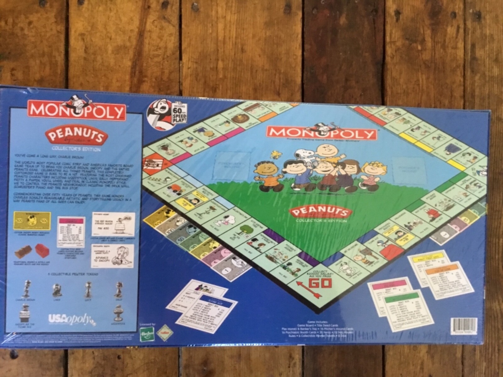 Monopoly, Peanuts,, Collectors Edition, New factory sealed