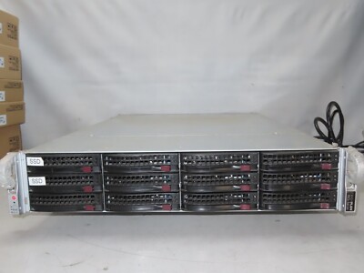 Supermicro CSE-826BE1C4-R1K23LPB 12-Bay 3.5'' SAS3 Server Chassis NVME