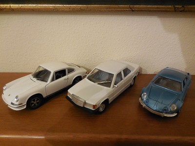 mercedes 190 alpine BURAGO porsche leo models 1 24 per RECUPERO RICAMBI