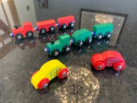 Holz Zug Thomas Tank Engine Adapter Track x2 für Thomas Brio Neu