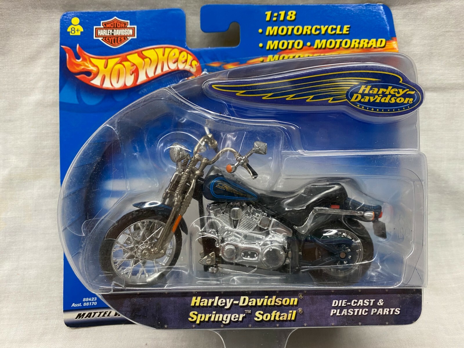 ミニカー HOT WHEELS  Harley-Davidson Hot Wheels 2012 Motor Cycles Harley-Davidson Fat Boy