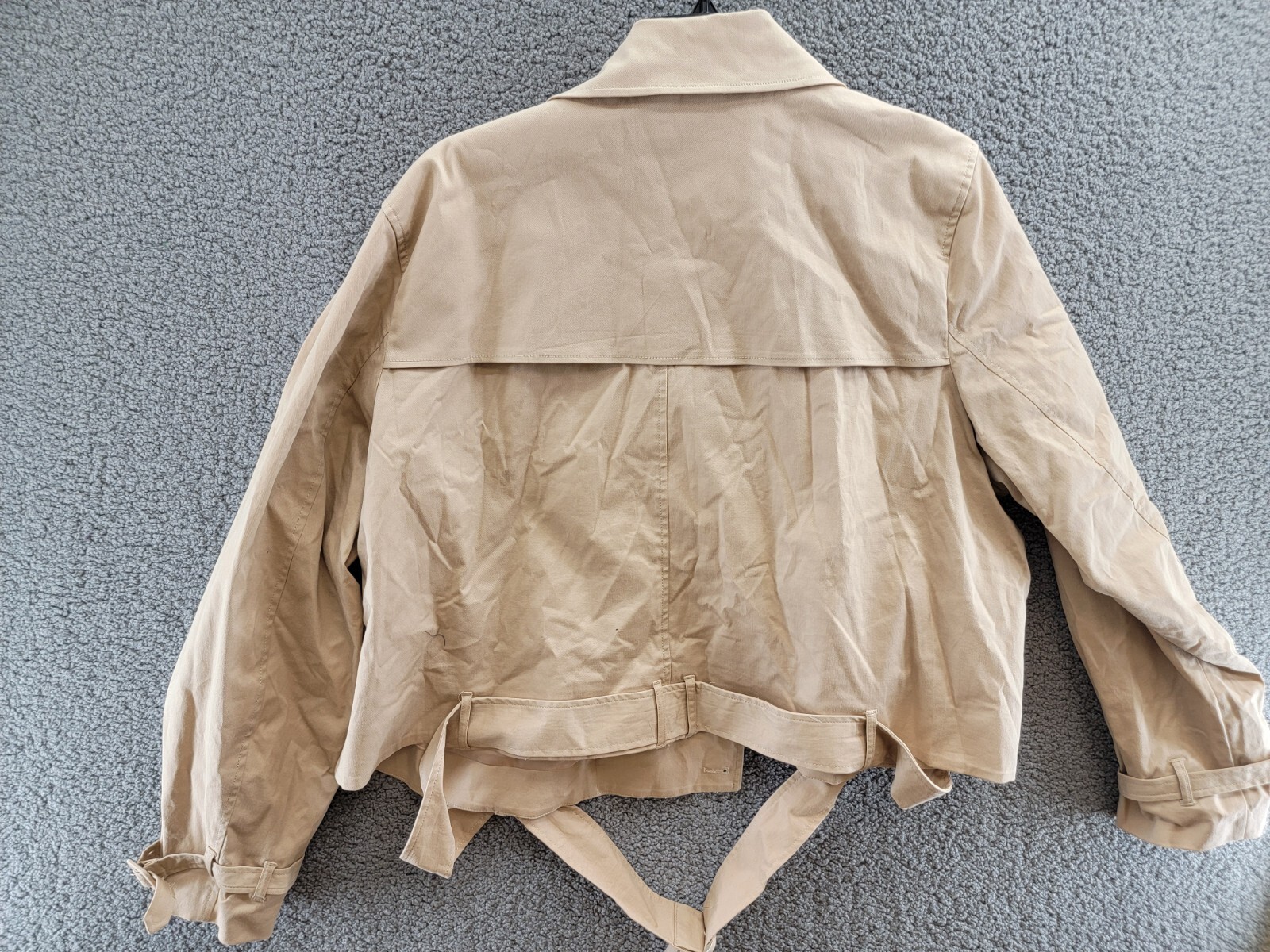 ジャケット・アウター AMERI BIG COLLAR TUCK SHOULDER COAT Tribe America