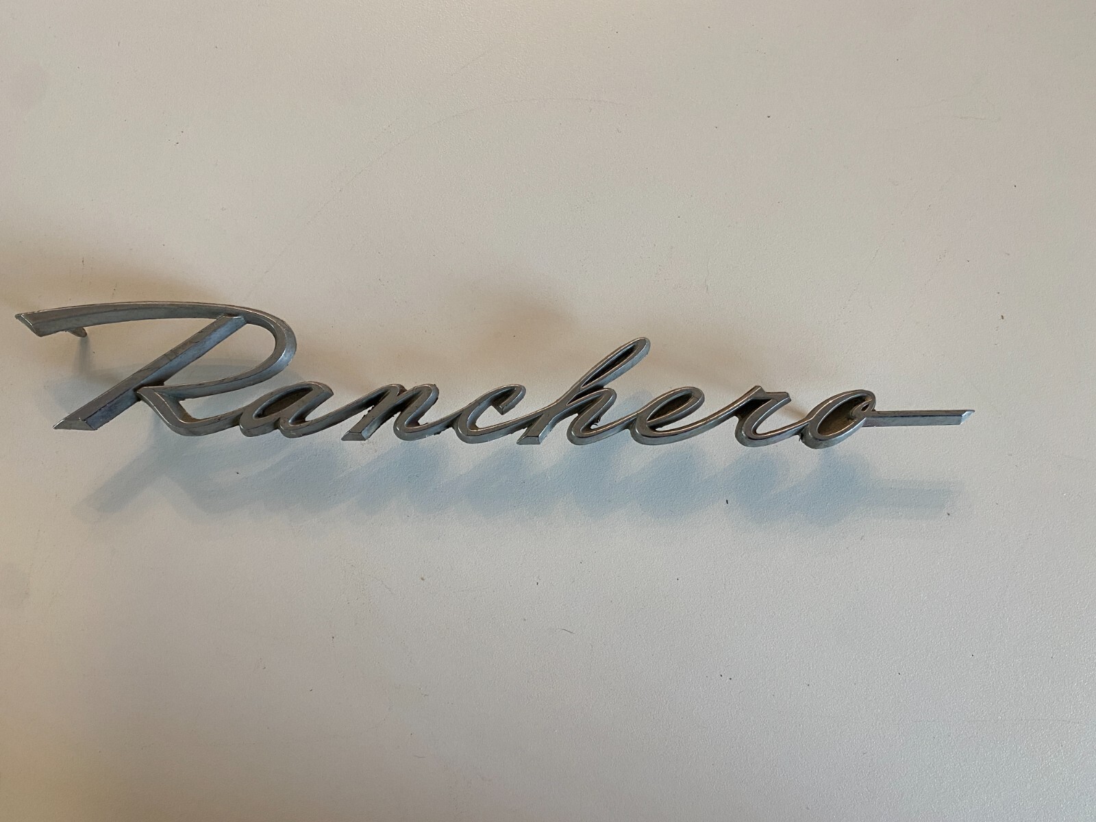 Ford Ranchero Fender Emblem Vintage Script 1961 #C1DB16098