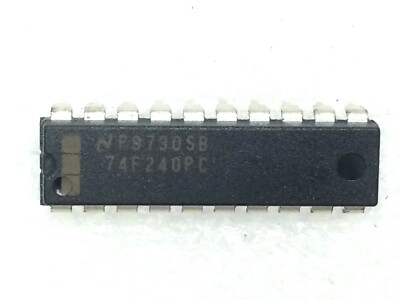 74F240PC NSC74F240N  IC BUFFER INVERT 5.5V 20P-DIP 12 PIECES
