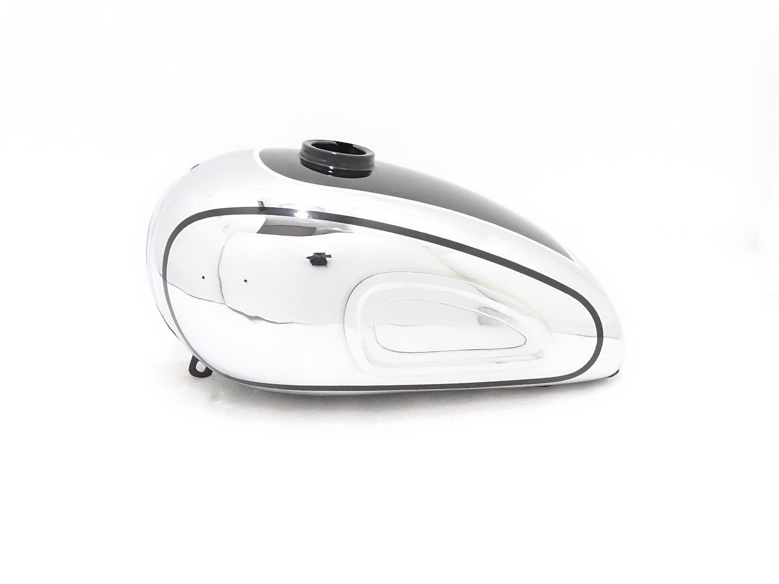 HOREX RESIDENT BOTTOM BLACK CHROME FUEL PETROL TANK 