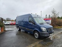 2018 ON 18 PLATE MERCEDES BENZ SPRINTER 516CDI TWIM WHEEL LWB ULEZ FREE ZONE