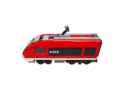 Lego red best sale passenger train