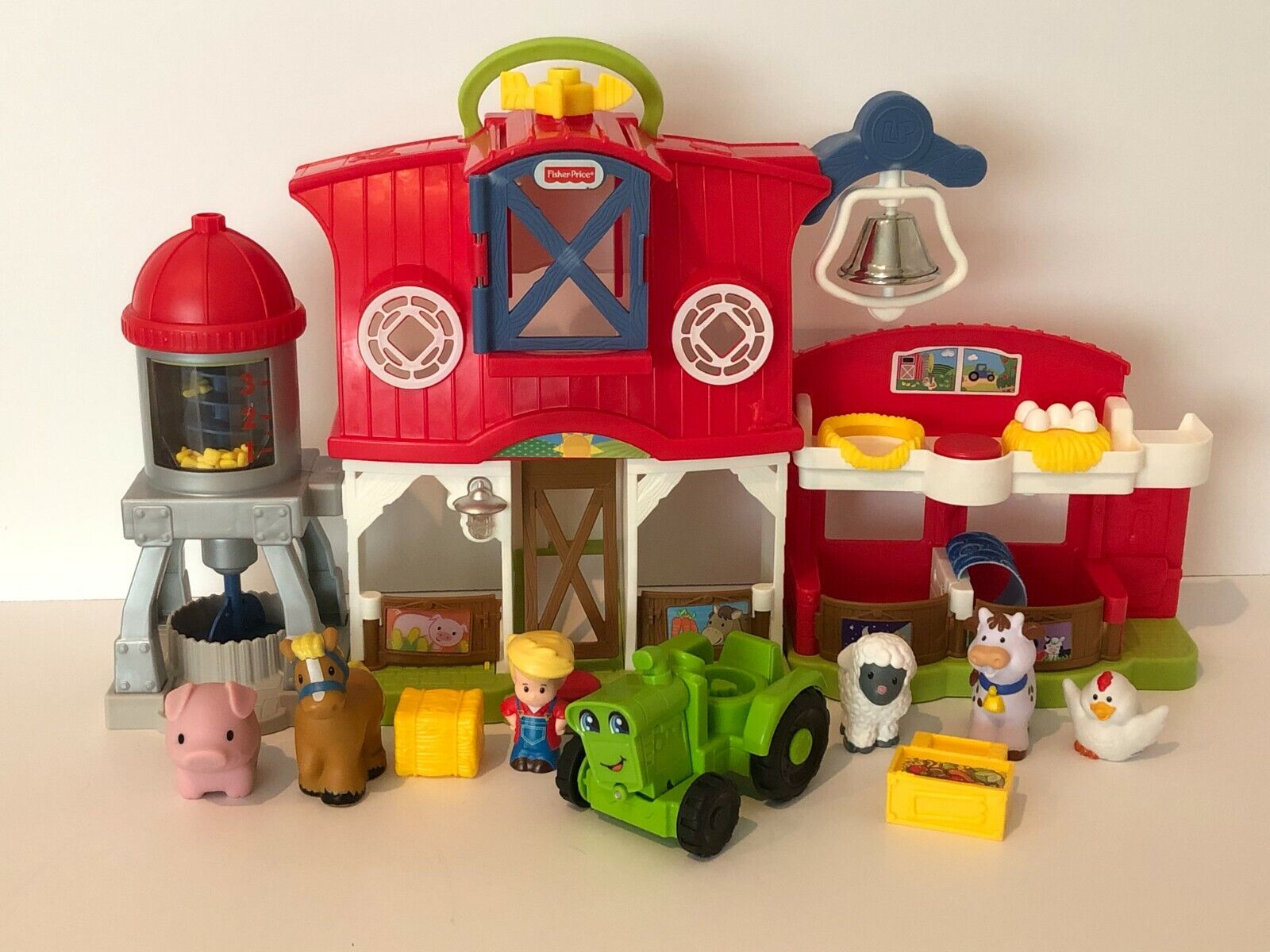 Little People Farm Barn 2016 Caring For Animals Barn Playset T...