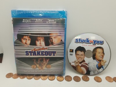 Another Stakeout Blu-ray 2011 New & STUCK ON YOU Matt Damon DVD Comedy FILM LOT