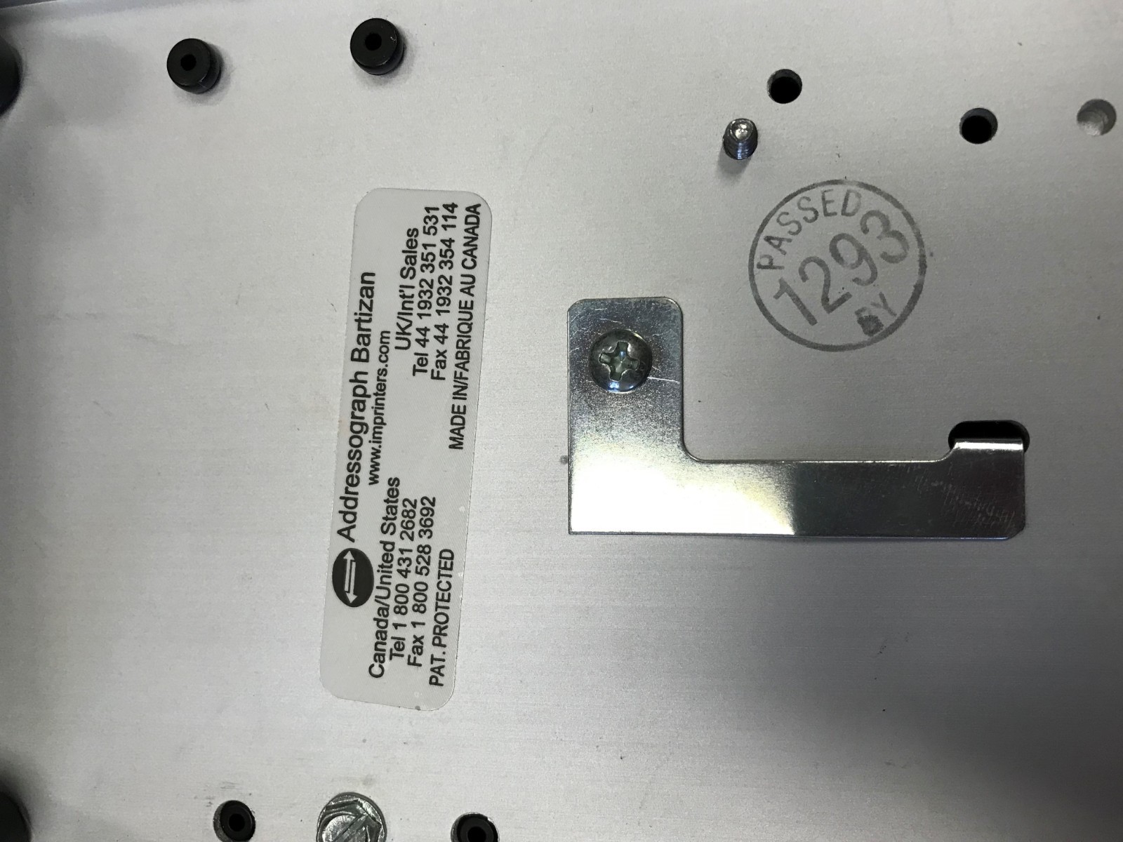 Addressograph Bartizan Credit card Imprinter