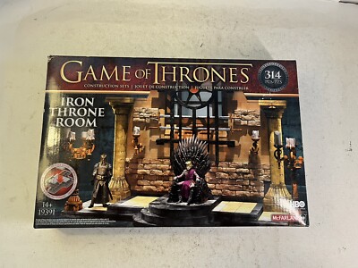 McFarlane Toys HBO Game of Thrones Iron Throne Room Construction Set 19391 New