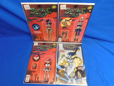 Zombie Tramp #21 22 23 24 Action Figure Variant Cover Lot 2016 Action Lab