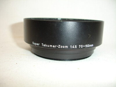 Hood for Pentax Super Takumar 70-150mm f4.5 Lens , Genuine, Metal