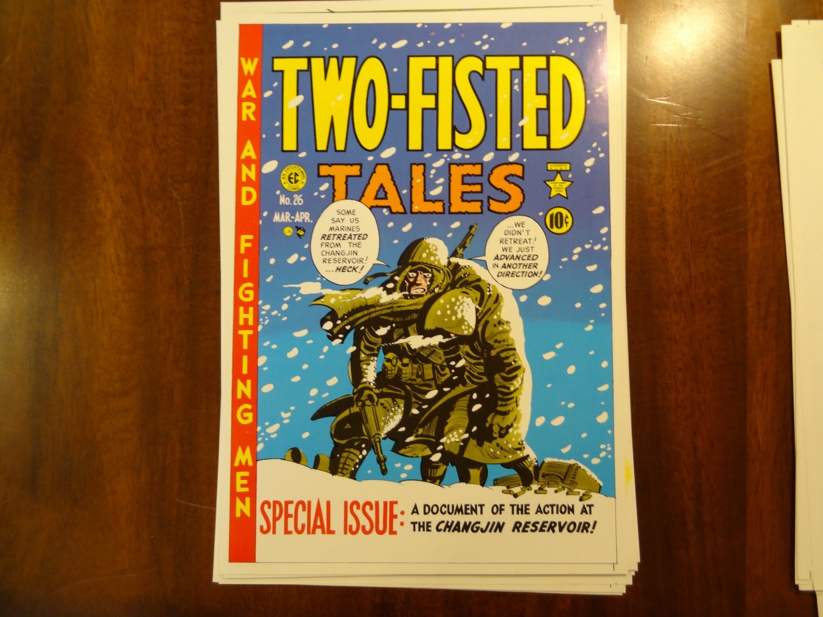 EC's Two Fisted Tales Comic Cover Portfolio! 1980! Harvey Kurtzman! Wally Wood!