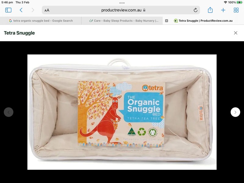 tea tree snuggle bed