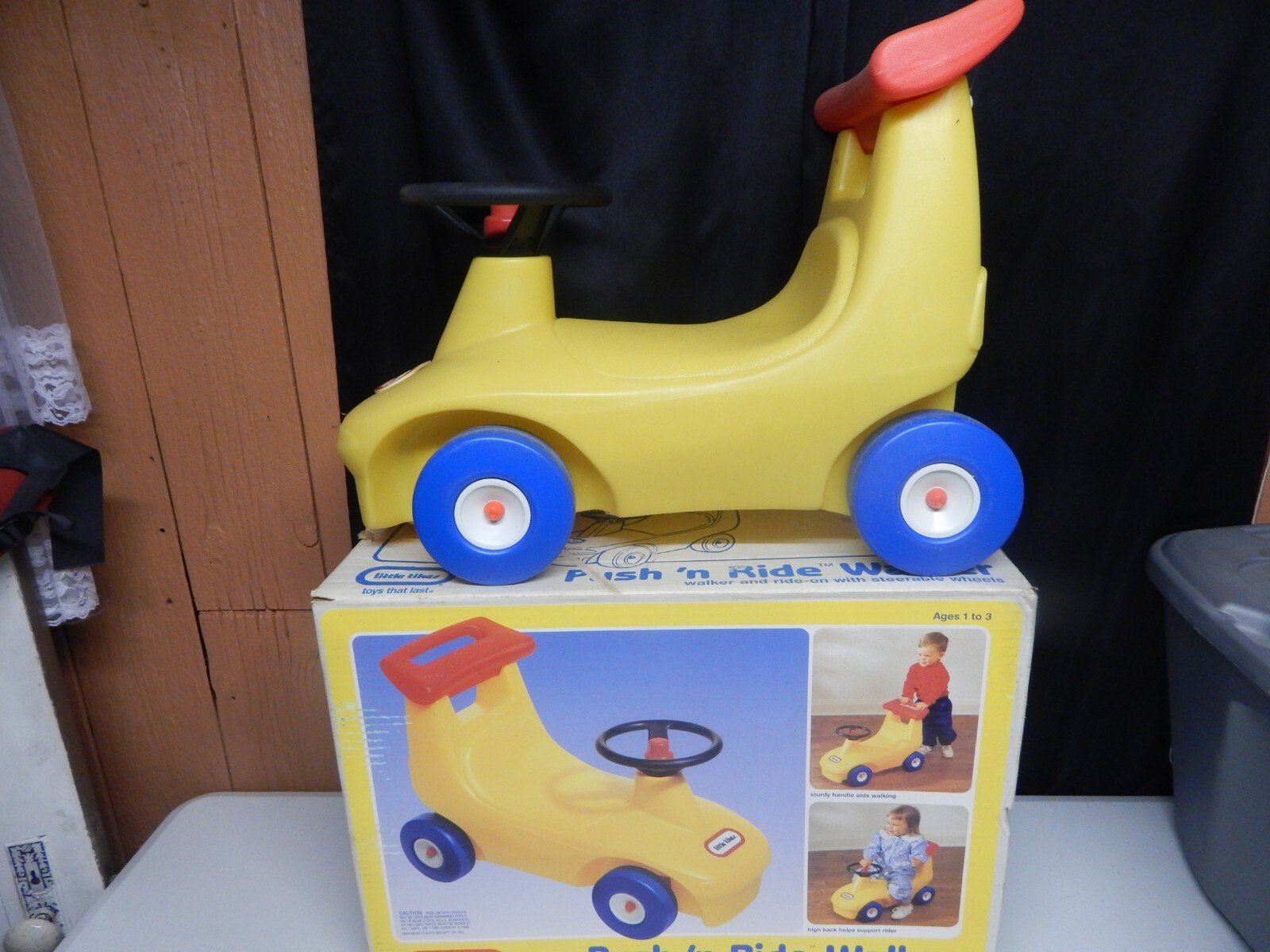 little tikes ride on car with handle
