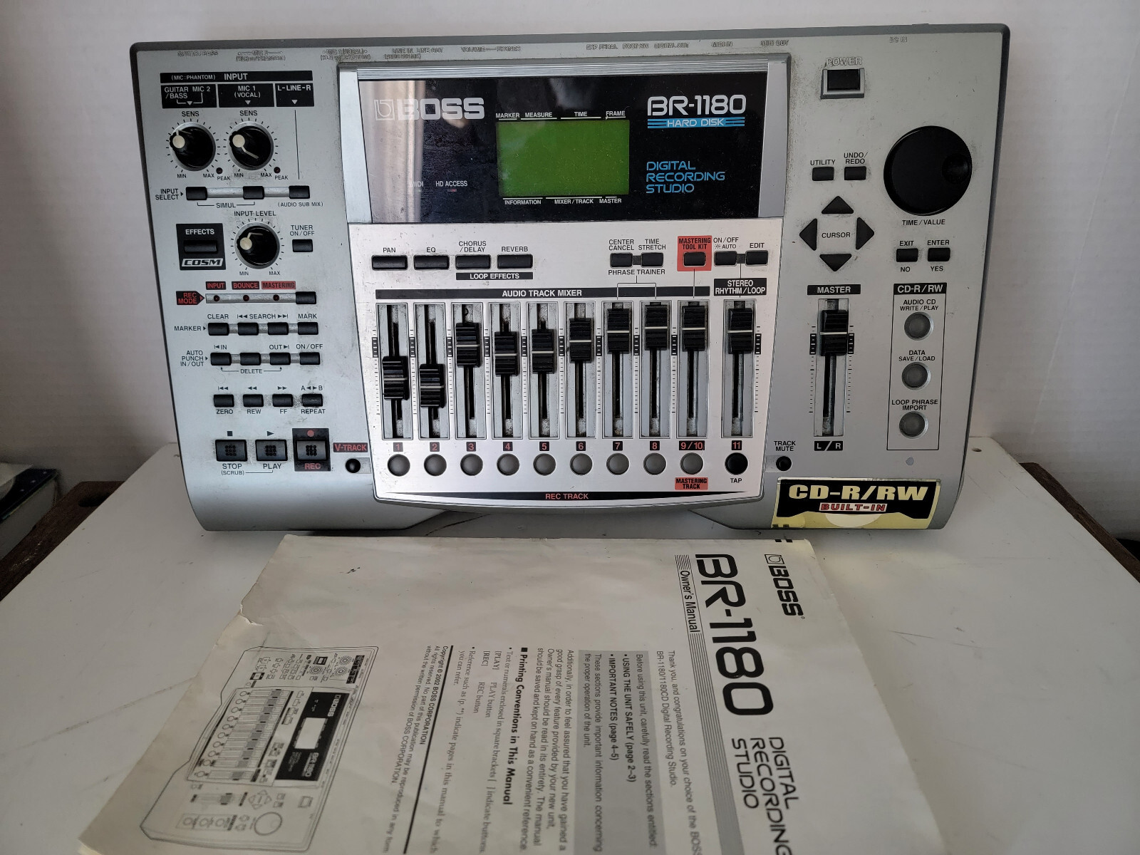 BOSS ボス デジタルレコーディングスタジオ BR-1180CD BOSS BR-1180 CD Digital Recording Studio Multi Track