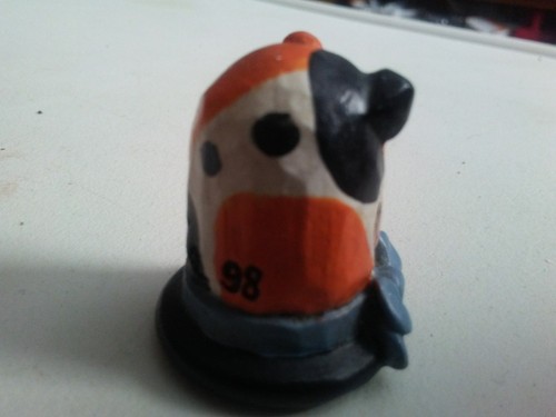 Cat THIMBLE EDDIE WALKER SIGNED  dated 98