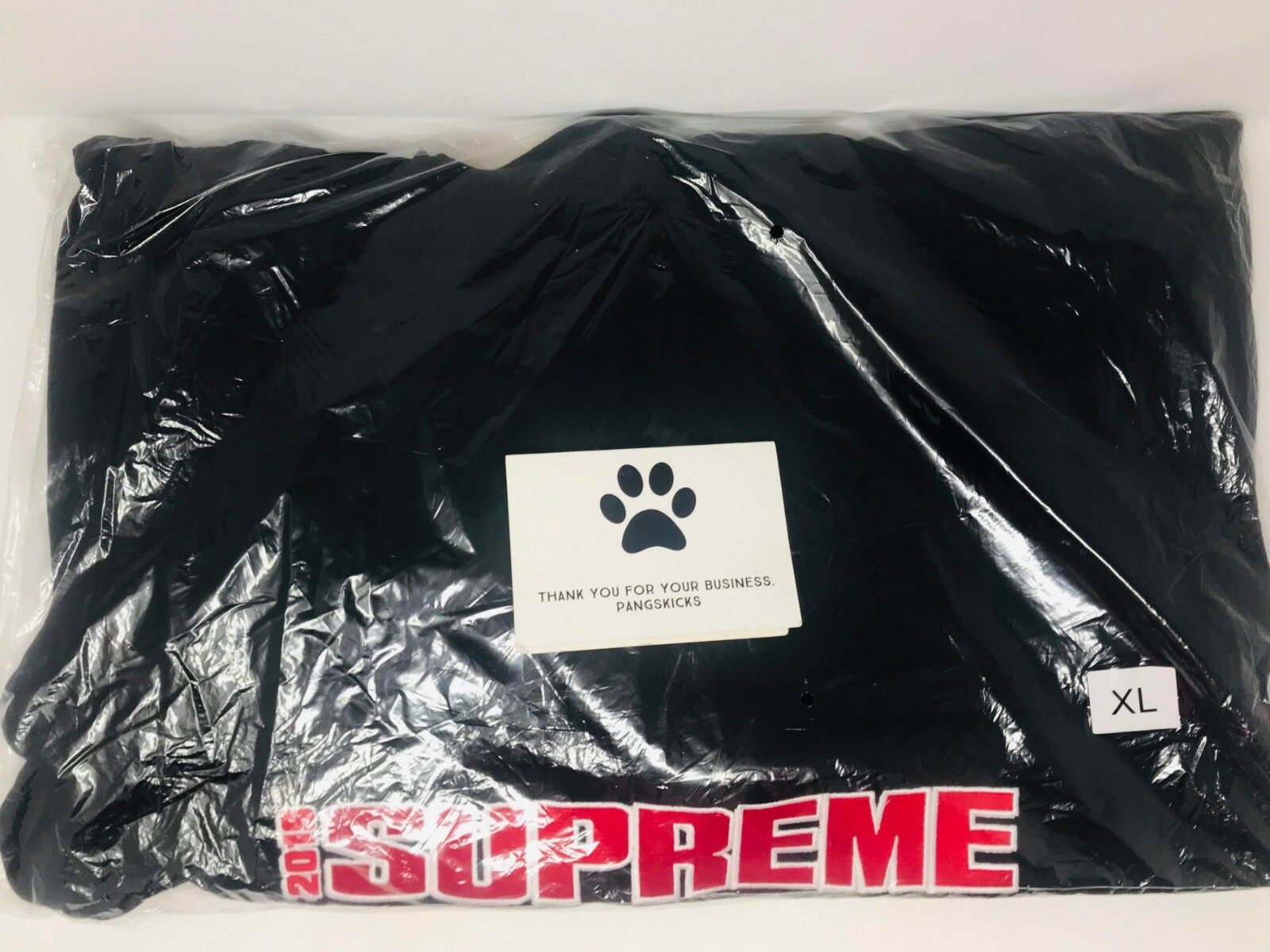 Pre-owned Supreme Blockbuster Hooded Sweatshirt Black Hoodie Size Xl