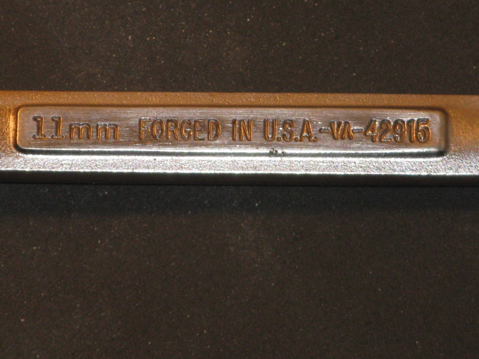 Vintage Craftsman U.S.A. Open End Box End 11mm Metric Wrench 12Pt Box NICE