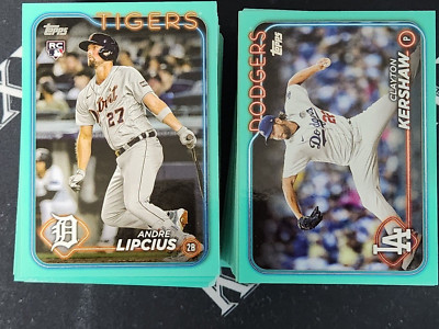 2024 Topps Series 2 AQUA Teal Parallel Fanatics Exclusive Complete Your Set