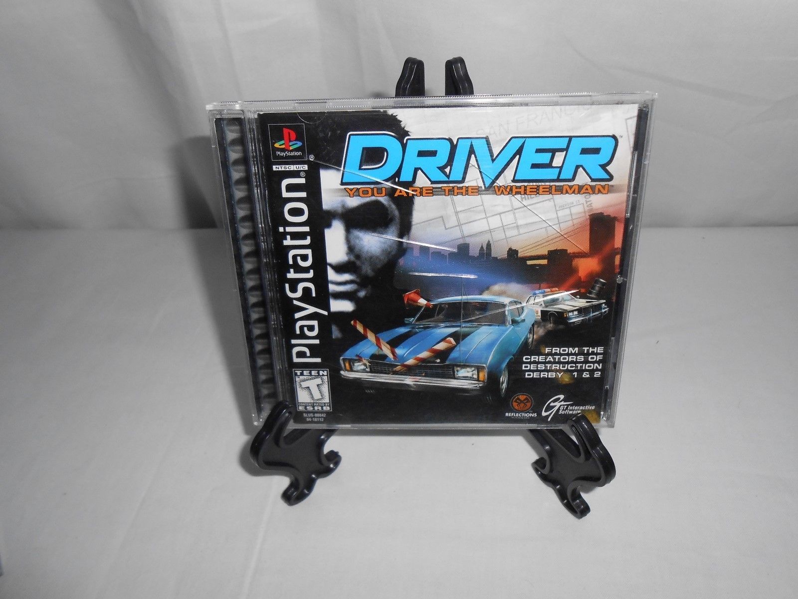 V3FX RACING WHEEL 2 FOR PS2 PLAY STATION 2 W/ STEERING WHEEL FOOT PEDAL