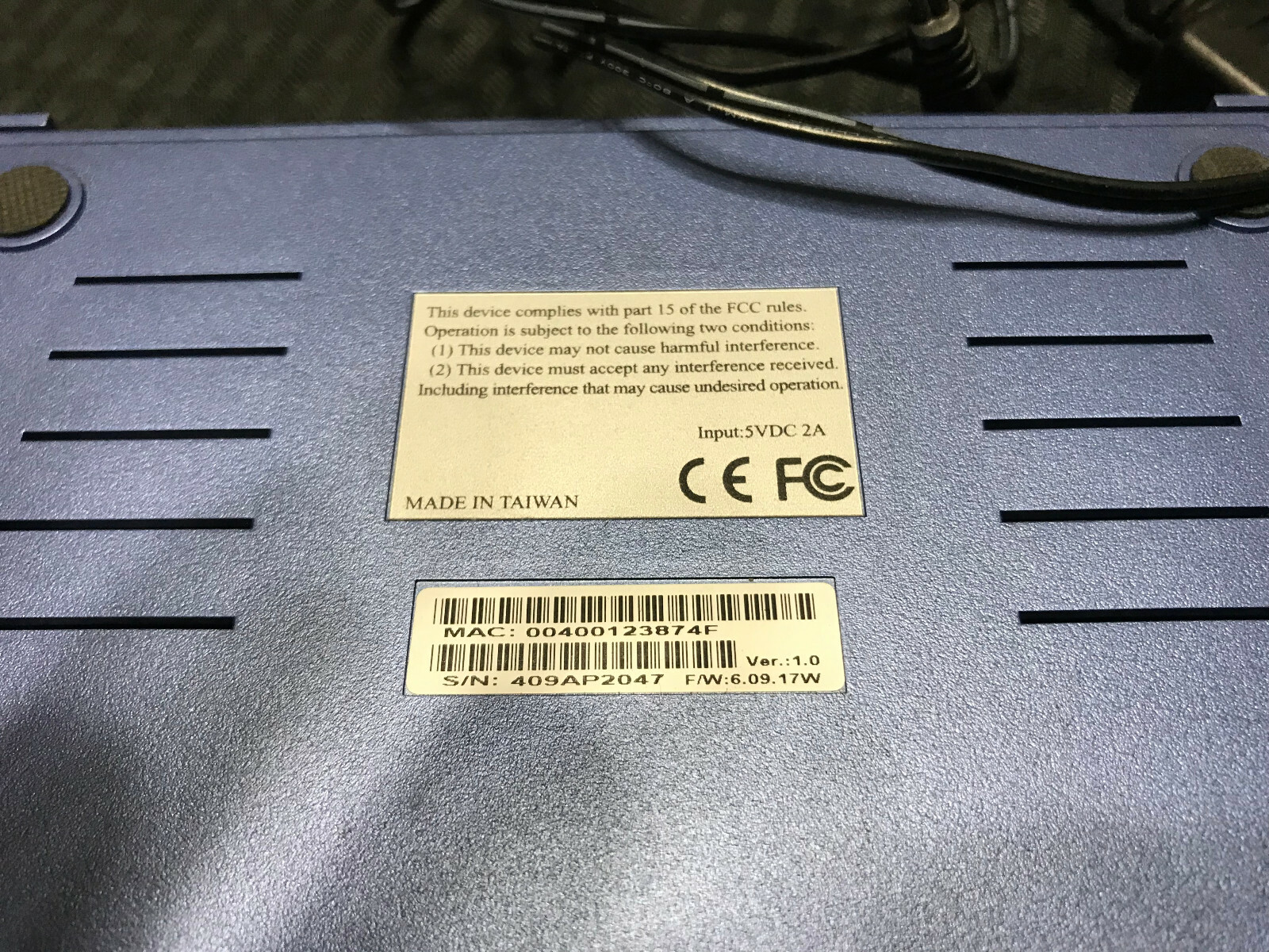 USED WORKING TRENDNET TE100-P1U 10/100Mbps USB 2.0 1-PORT PRINT SERVER