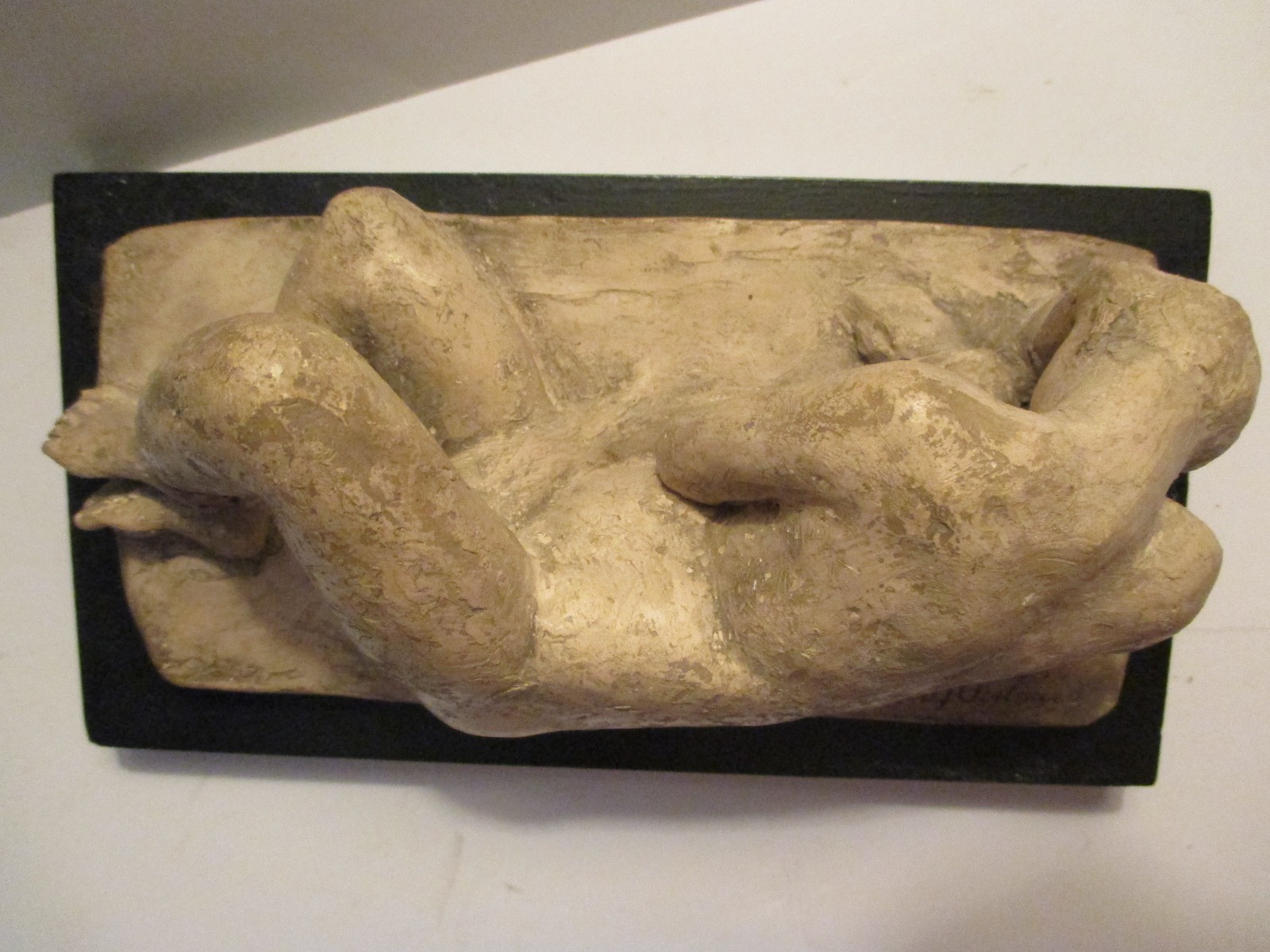 Signed NICOLAS ANTONIO (Russo de San Luis) Reclining Figure No title sculpture
